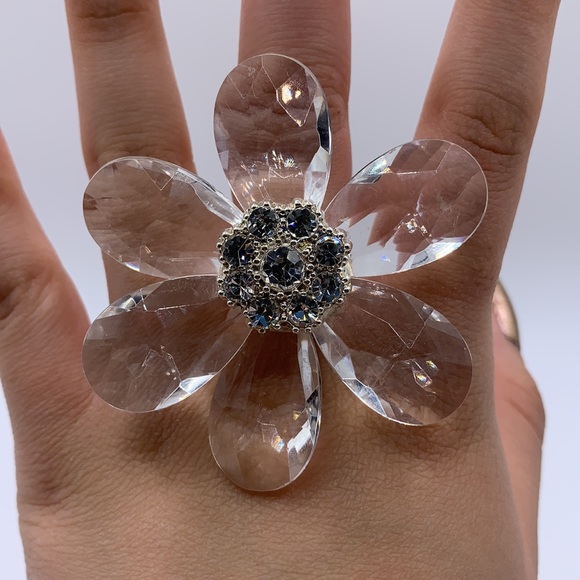 Assorted Ring Lot & Red Flower Earrings - Picture 3 of 12